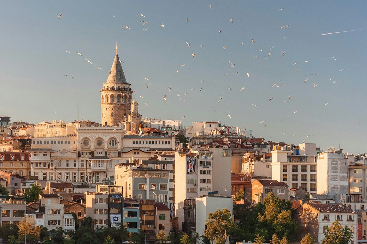 İstanbul'da Boğaz ve tarihi mimari